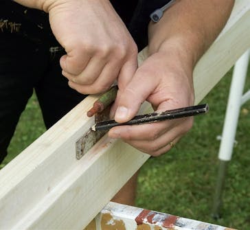 Bygge ny dørkarm til gammel dør Bygge ny dørkarm til gammel dør